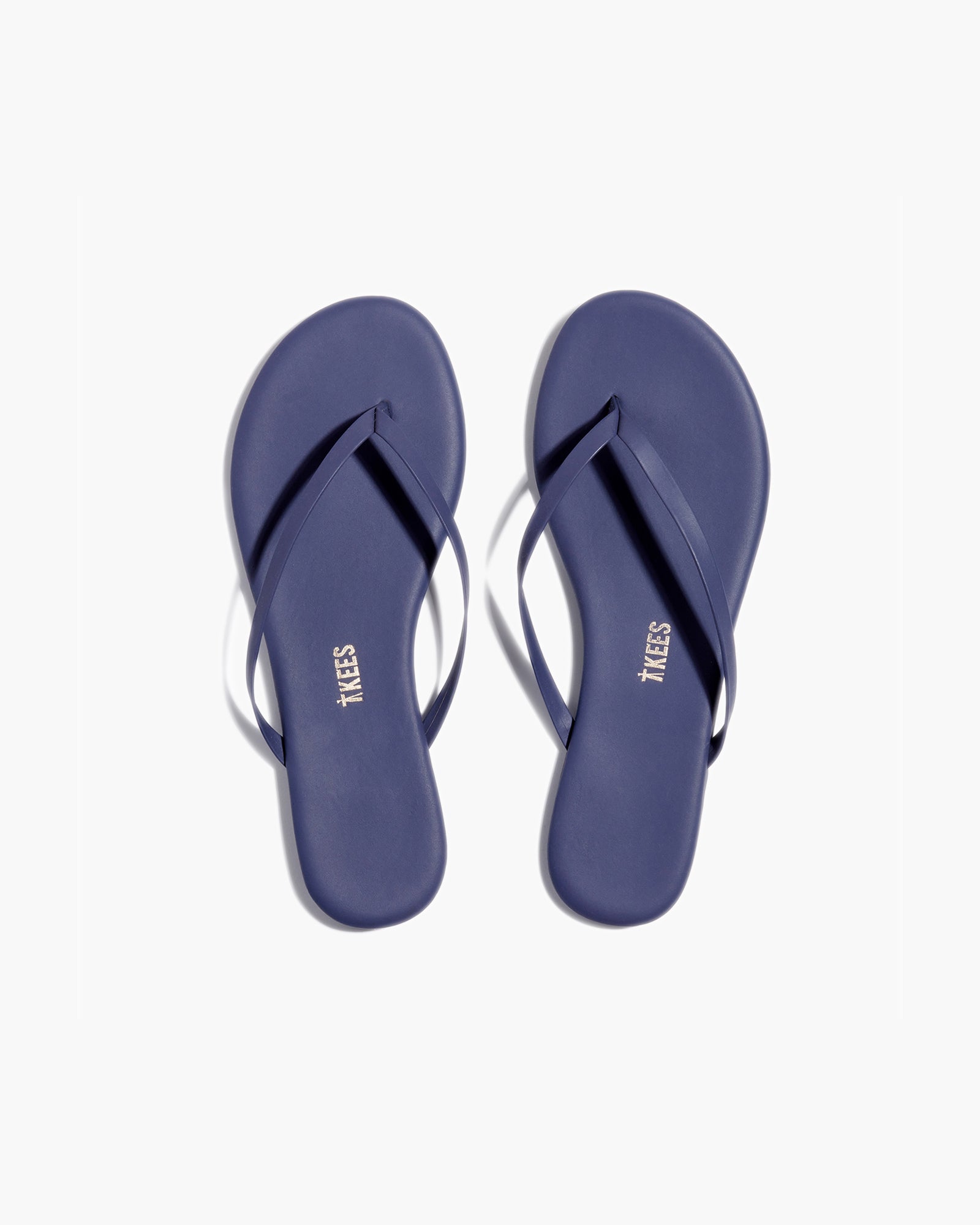 Women's TKEES Lily Pigments Flip Flops Blue | GUKPO8207
