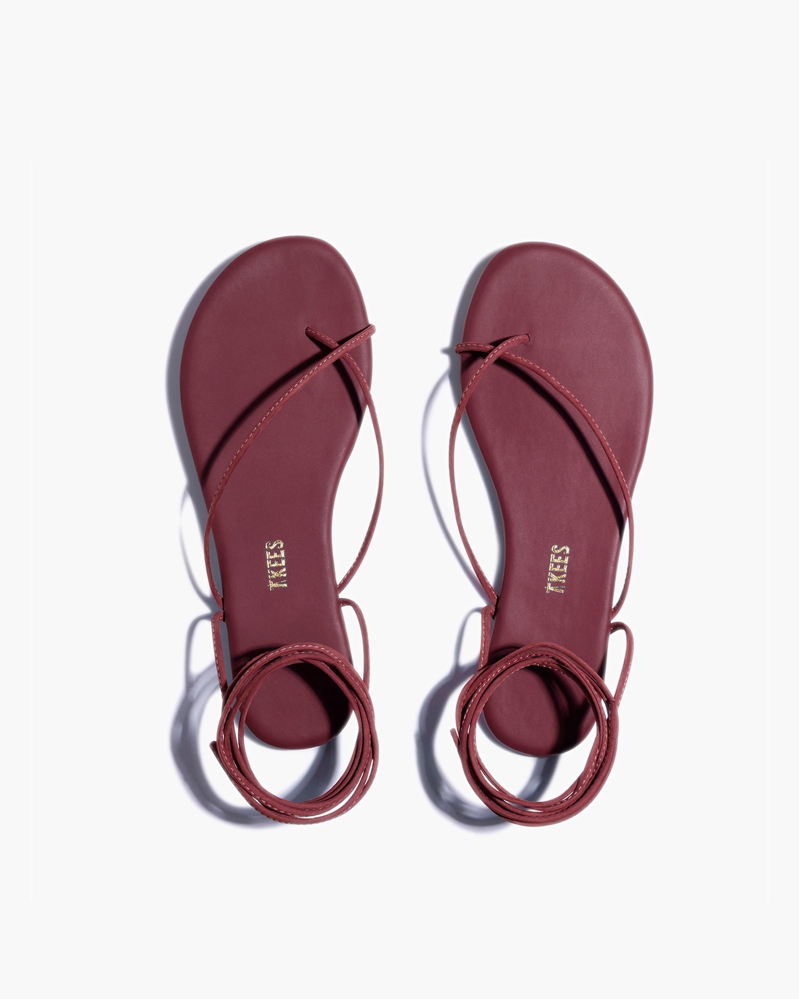 Women's TKEES Roe Sandals Red | FJOKM0157